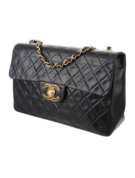 chanel classic maxi flap|authentic Chanel classic flap bag.